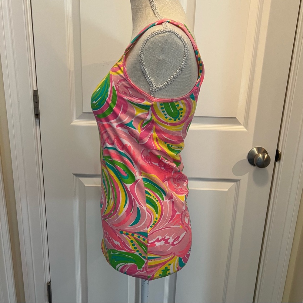 NEW LILLY PULITZER TABBIE TANK IN MULTI ALL-NIGHTER - Picture 9 of 12